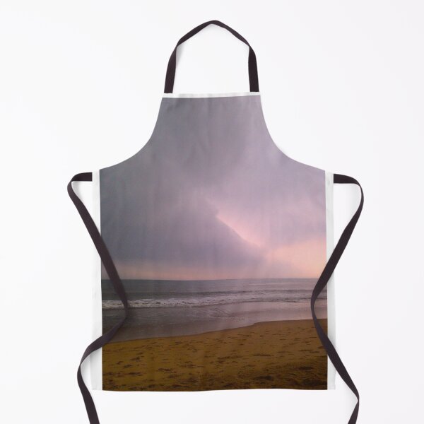 Item preview, Distant Lightning Beach Photographic Print designed and sold by Mother-Nature65.