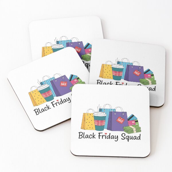 Item preview, Black Friday Squad – Shopping Bags, Coffee & Cash Graphic designed and sold by Pixelmap.