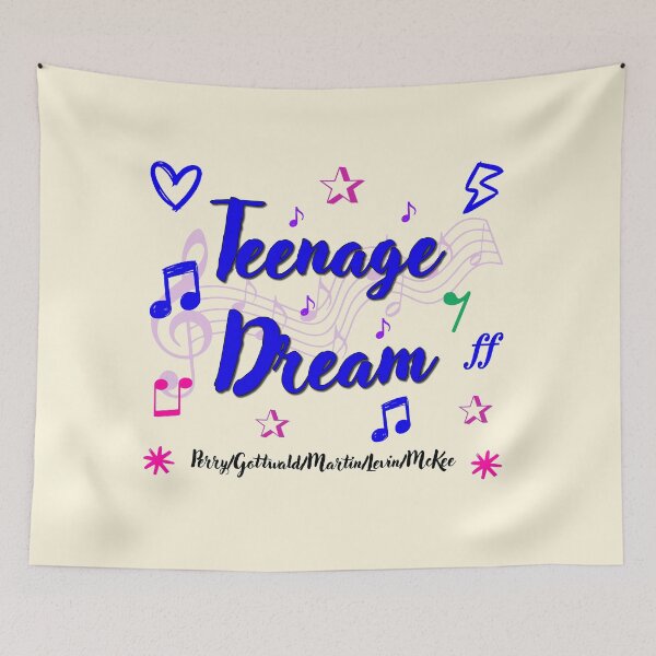 Item preview, Teenage Dream Popular Song Title designed and sold by CharlottePlaceArt.