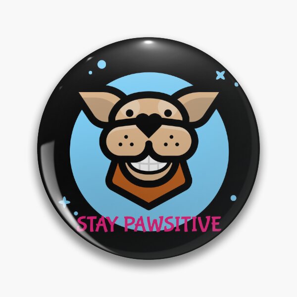 Item preview, Funny Dogs: Stay Pawsitive designed and sold by AlfredsTees.