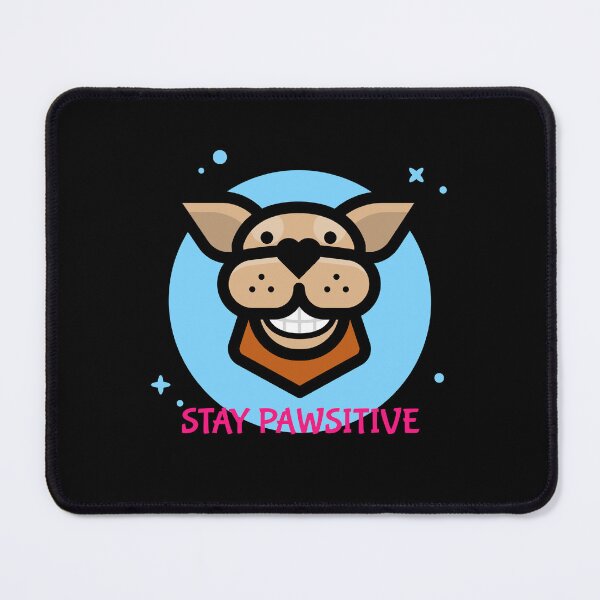 Item preview, Funny Dogs: Stay Pawsitive designed and sold by AlfredsTees.