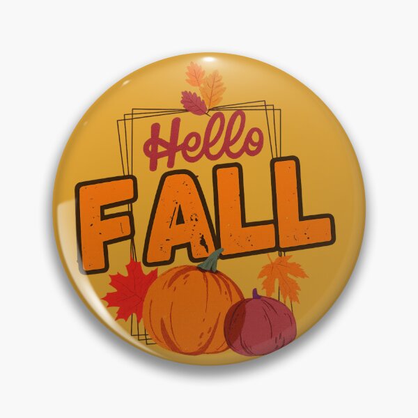 Item preview, Hello Fall Autumn Pumpkin Design designed and sold by URBANCHARM20.