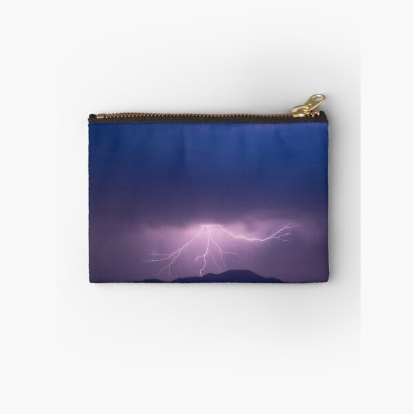 Item preview, Fork Lightning Blue Sky Moon Photographic Print designed and sold by Mother-Nature65.