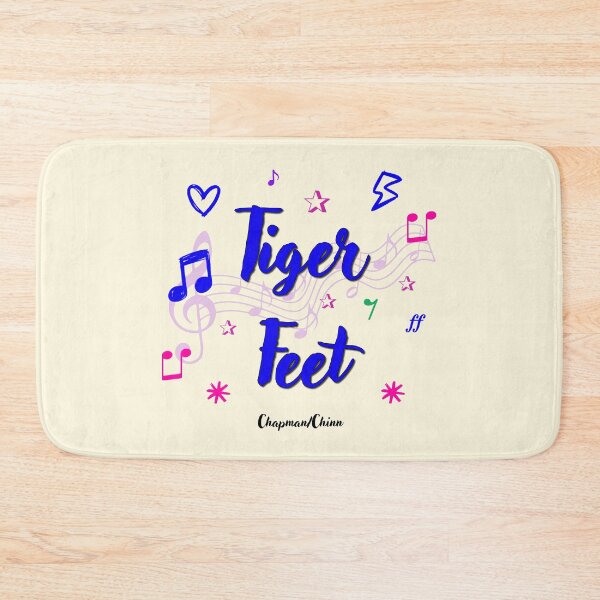 Item preview, Tiger Feet Popular Song Title designed and sold by CharlottePlaceArt.