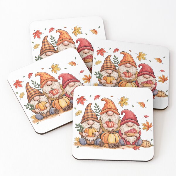 Item preview, Cute Fall Gnomes Pumpkin Autumn Design designed and sold by LunaPixelStudio.