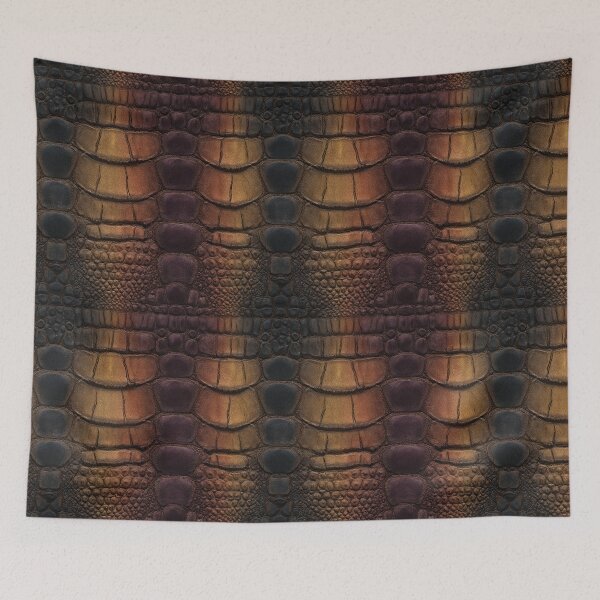 Item preview, Colorful Authentic-Look Crocodile Skin Texture For Home Accent designed and sold by RoyalStarsPatts.