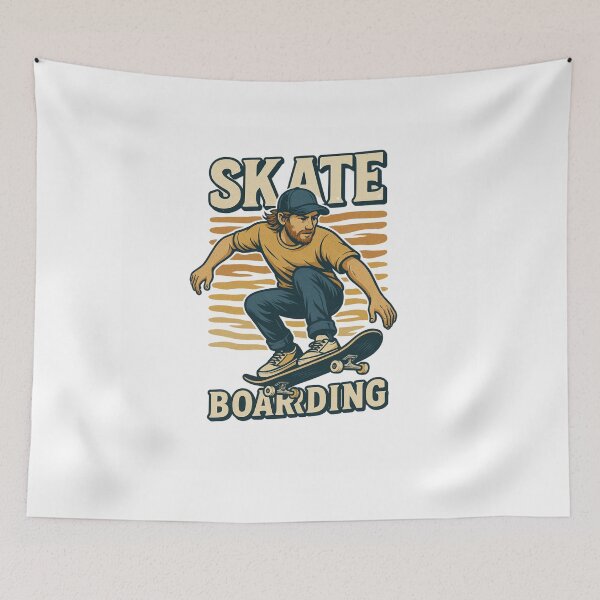 Item preview, Retro Skateboarding – Vintage Skater Graphic Design designed and sold by BRONX71.