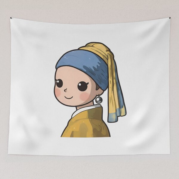 Item preview, Girl with a Pearl Earring designed and sold by RadishWerks.