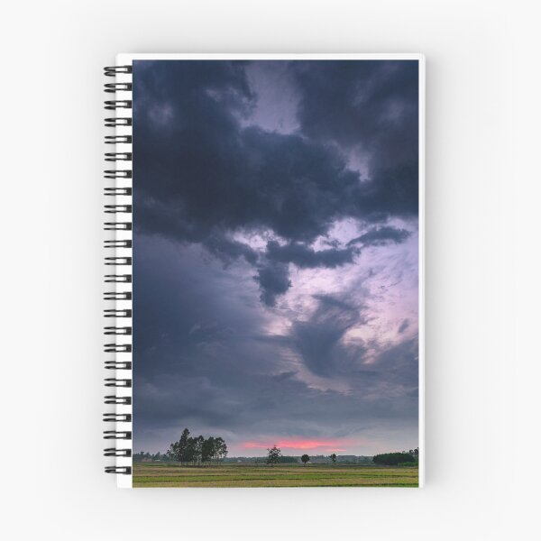 Item preview, Dark Clouds Over Landscape Photographic Print designed and sold by Mother-Nature65.