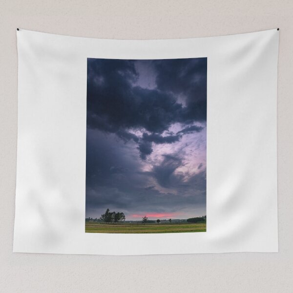 Item preview, Dark Clouds Over Landscape Photographic Print designed and sold by Mother-Nature65.