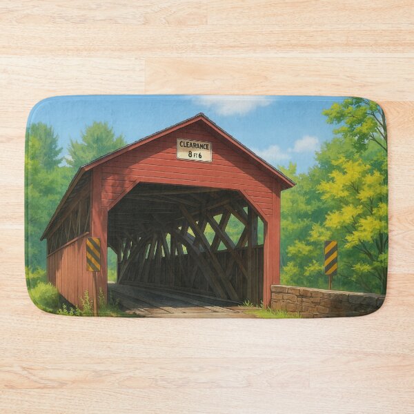 Item preview, The Historic Cogan House Covered Bridge designed and sold by Takeda-art.