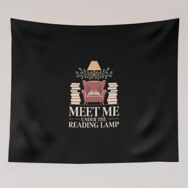 Item preview, Meet Me Under the Reading Lamp Cozy Holiday designed and sold by MagicWander.