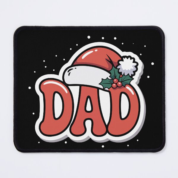 Item preview, Funny Christmas Dad Holiday Santa Hat Family Humor designed and sold by Lora Art.