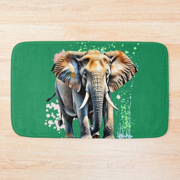 Item preview, Color splatter Elephant designed and sold by MirucaDesign.