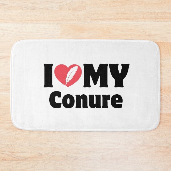 Item preview, Heart Icon Simple Typography I Love My Conure designed and sold by LoviqueLab.
