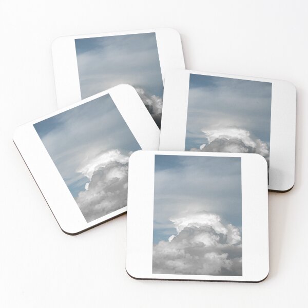 Item preview, Fluffy Clouds Misty Sky Photographic Print designed and sold by Mother-Nature65.