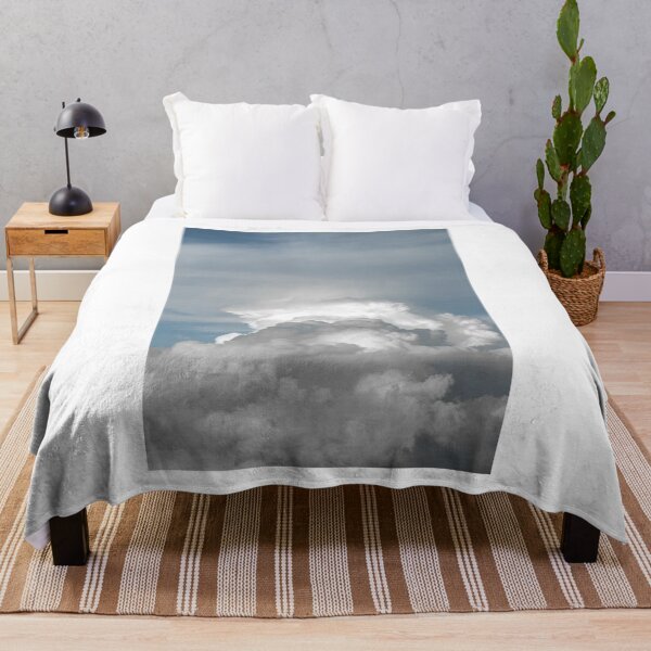 Item preview, Fluffy Clouds Misty Sky Photographic Print designed and sold by Mother-Nature65.