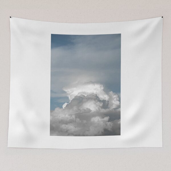Item preview, Fluffy Clouds Misty Sky Photographic Print designed and sold by Mother-Nature65.