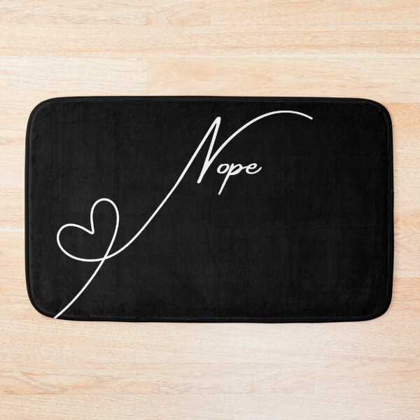 Item preview, Heart Nope Continuous Line Art - Funny Anti-Romance Design designed and sold by ChilliStylish.