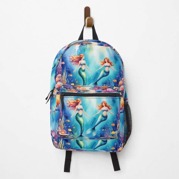 Item preview, Color splatter Mermaids under the Sea designed and sold by MirucaDesign.