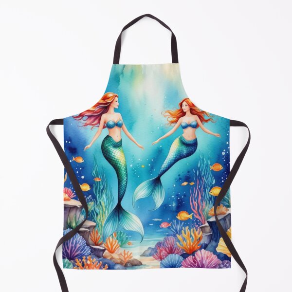 Item preview, Color splatter Mermaids under the Sea designed and sold by MirucaDesign.