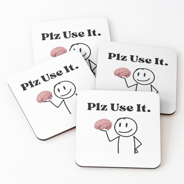 Item preview, Funny Brain Plz Use It Humor Saying Clever Minds Men Girls Use Brain Jokes designed and sold by ZACK ART.