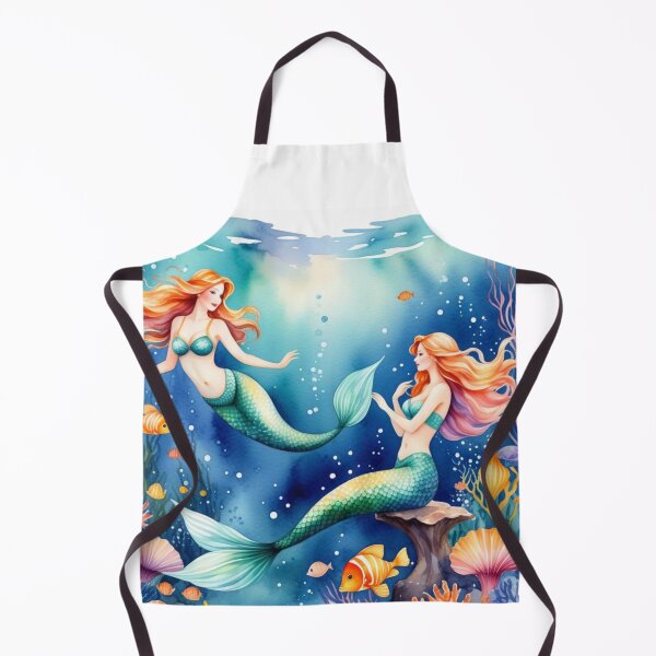 Item preview, Color splatter Mermaids under the Sea designed and sold by MirucaDesign.
