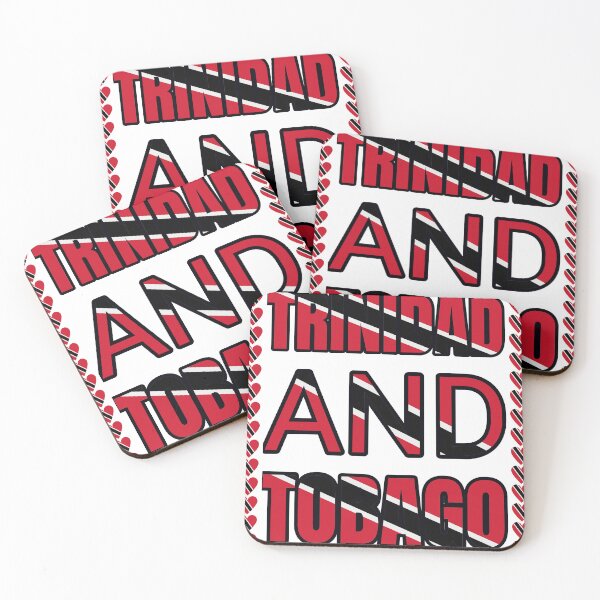 Item preview, Trinidad And Tobago Flag Letters And Hearts designed and sold by TheIconSmith.