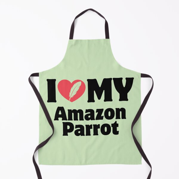 Item preview, Heart Icon Simple Typography I Love My Amazon Parrot designed and sold by LoviqueLab.