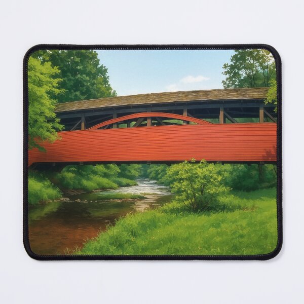 Item preview, The Historic Cogan House Covered Bridge designed and sold by Takeda-art.