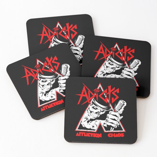 Item preview, Red Typography Punk Rock With Triangle Frame designed and sold by nerdyygraphic.