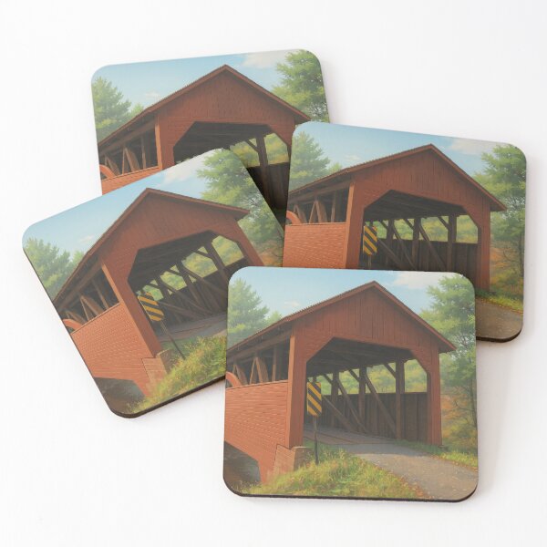 Item preview, The Historic Cogan House Covered Bridge designed and sold by Takeda-art.