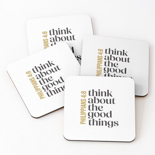 Item preview, Think about the good things - Philippians 4:8 designed and sold by LambsPath.