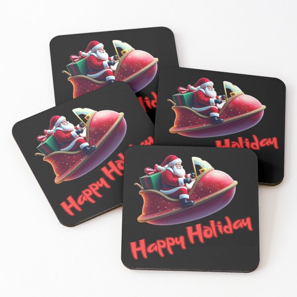 Item preview, Santa's Futuristic Holiday Ride designed and sold by Dakson Design - Fantasy Art.