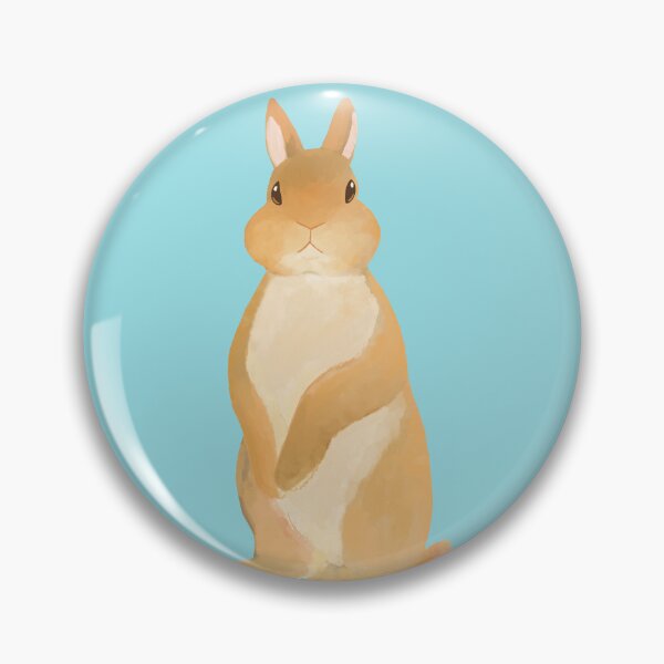 Item preview, Brown orange Netherland Dwarf Standing Rabbit designed and sold by tayaan.