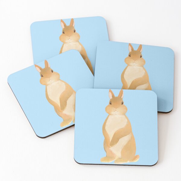 Item preview, Brown orange Netherland Dwarf Standing Rabbit designed and sold by tayaan.