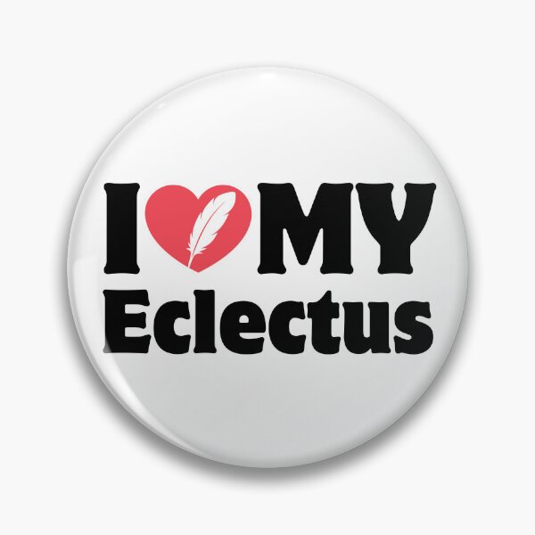 Item preview, Heart Icon Simple Typography I Love My Eclectus designed and sold by LoviqueLab.