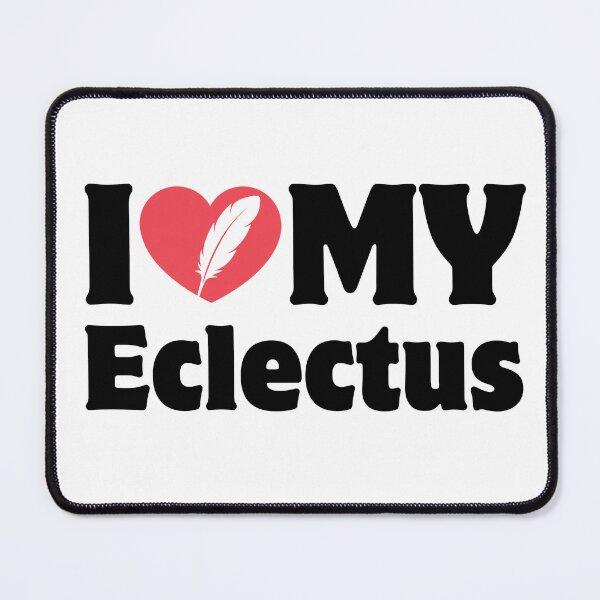 Item preview, Heart Icon Simple Typography I Love My Eclectus designed and sold by LoviqueLab.
