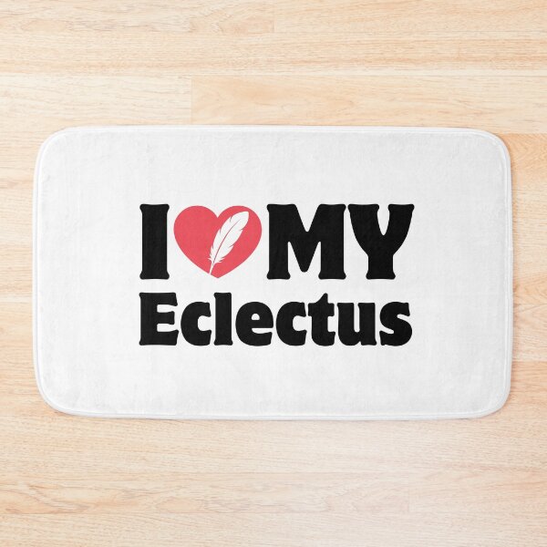 Item preview, Heart Icon Simple Typography I Love My Eclectus designed and sold by LoviqueLab.
