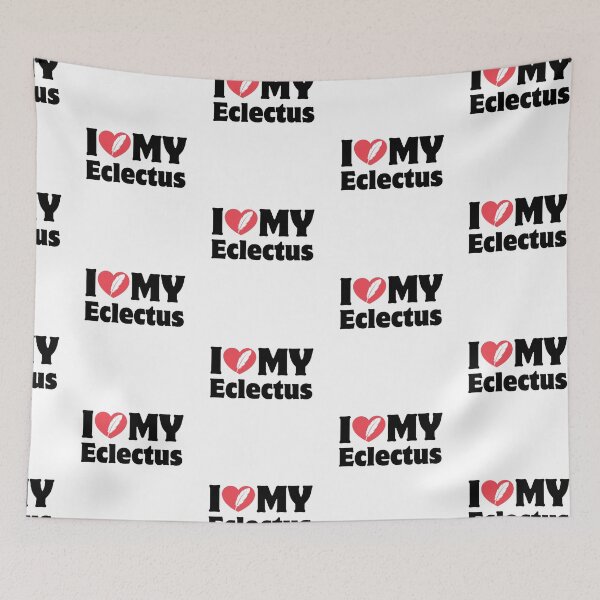 Item preview, Heart Icon Simple Typography I Love My Eclectus designed and sold by LoviqueLab.