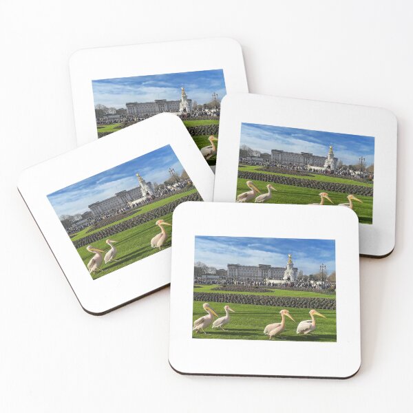 Item preview, Pelicans on Parade. Buckingham Palace, London  designed and sold by The Running London Photographer.