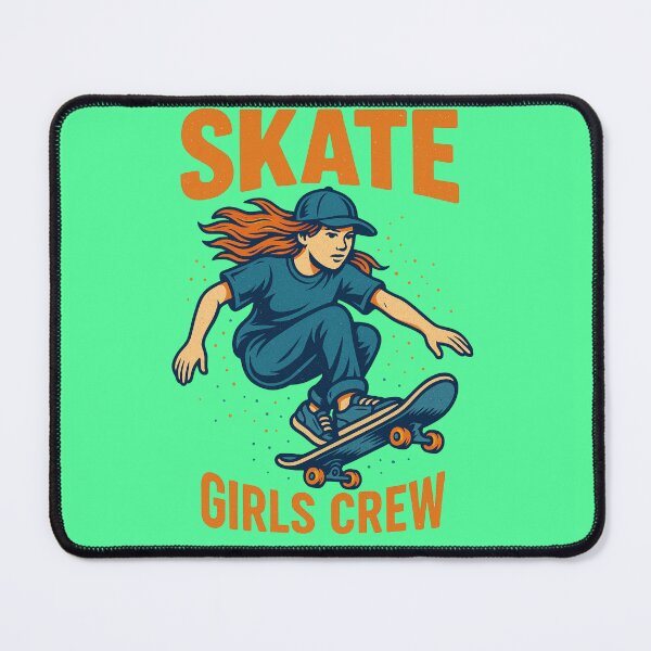 Item preview, Skate Girls Crew – Retro Skateboarding Girl Design designed and sold by BRONX71.