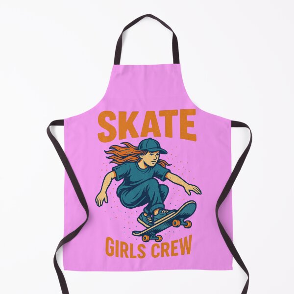Item preview, Skate Girls Crew – Retro Skateboarding Girl Design designed and sold by BRONX71.
