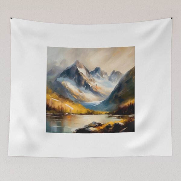 Item preview, Scandinavian Mountain chain designed and sold by Island Art Studios.