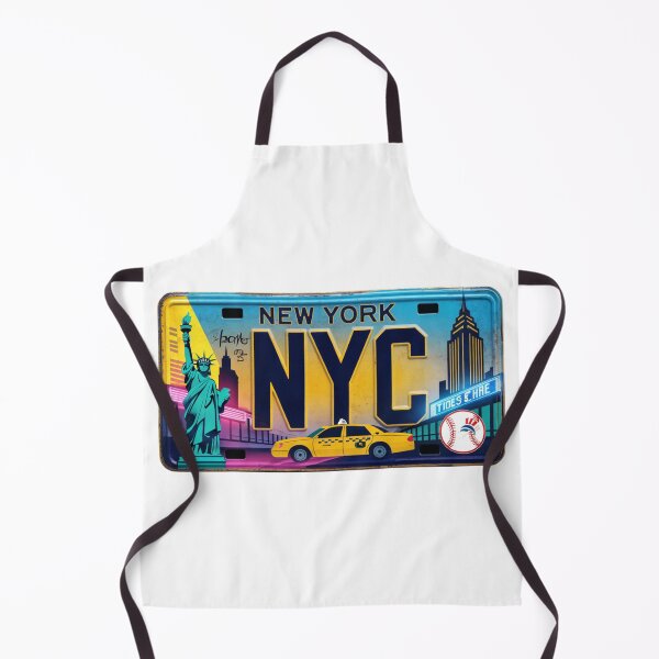 Item preview, New York Colorful Americana Plate Graphic designed and sold by The Souvenir Dept..