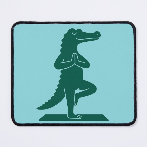 Item preview, Yoga Alligator in Tree Pose designed and sold by Dogandesighn.