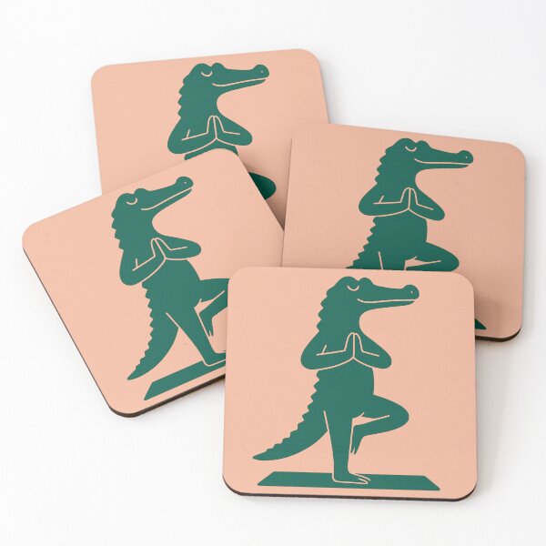 Item preview, Yoga Alligator in Tree Pose designed and sold by Dogandesighn.