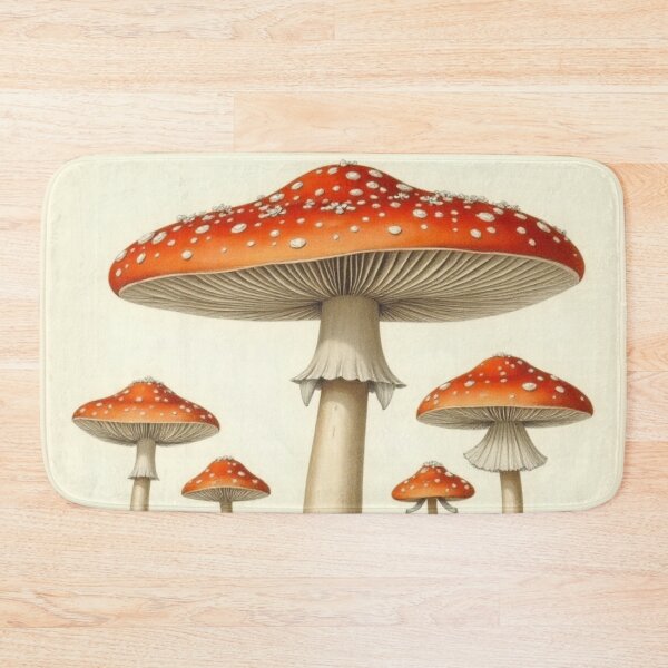 Artikelvorschau, Medicinal Mushrooms Study | Vintage Fungi Pharmacy Mycology Illustration entworfen und verkauft von Antik by Schulz.