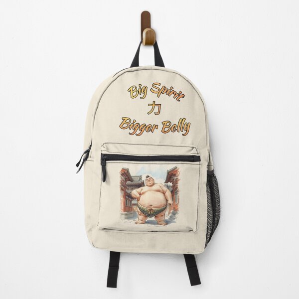 Item preview, Big Spirit, Bigger Belly – Funny Sumo Warrior Design designed and sold by TestudoDesign.