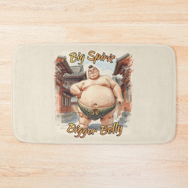 Item preview, Big Spirit, Bigger Belly – Funny Sumo Warrior Design designed and sold by TestudoDesign.